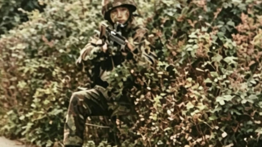 Steven during his British Armed Forces service