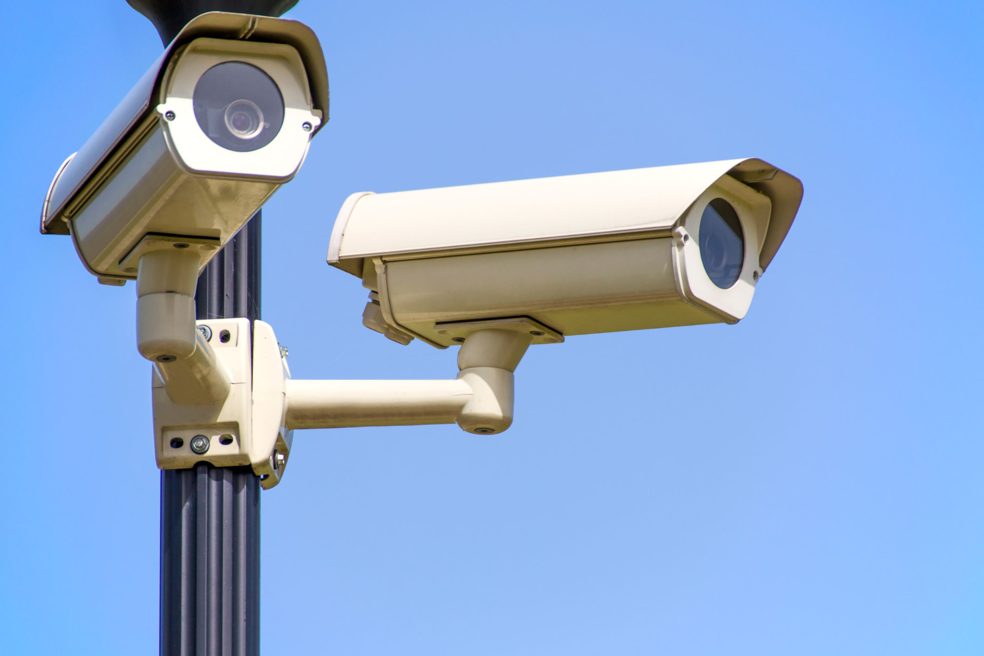 Security cameras illustrating site monitoring